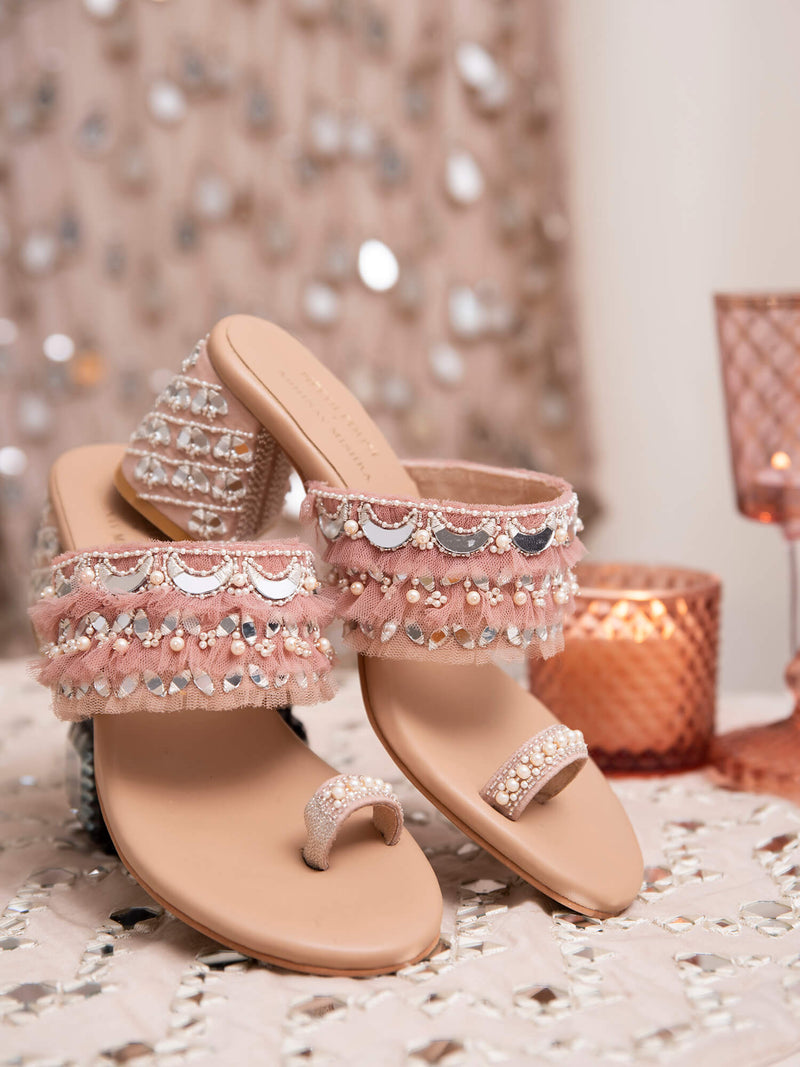 Buy Tan Brown Heeled Sandals for Women by Flat n Heels Online | Ajio.com