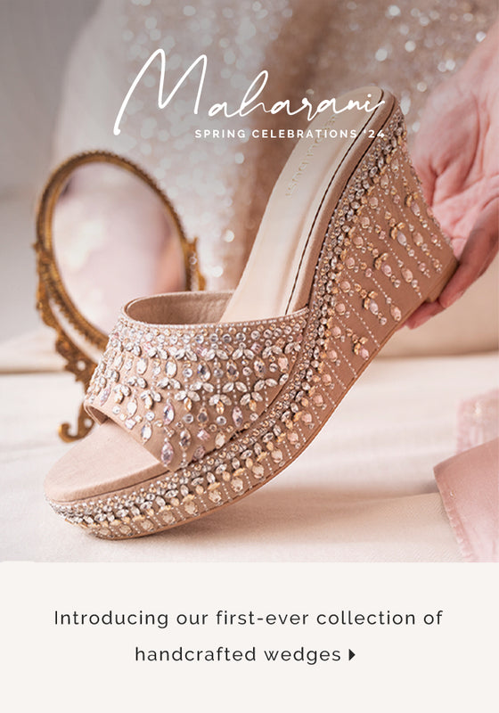 Shop Fiona Creme Kolhapuri Heel Sandals by SOLE HOUSE at House of Designers  – HOUSE OF DESIGNERS